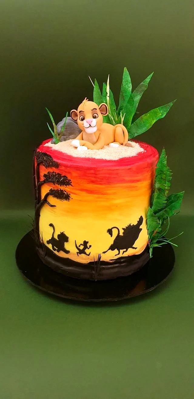 Украшение торта Король Лев