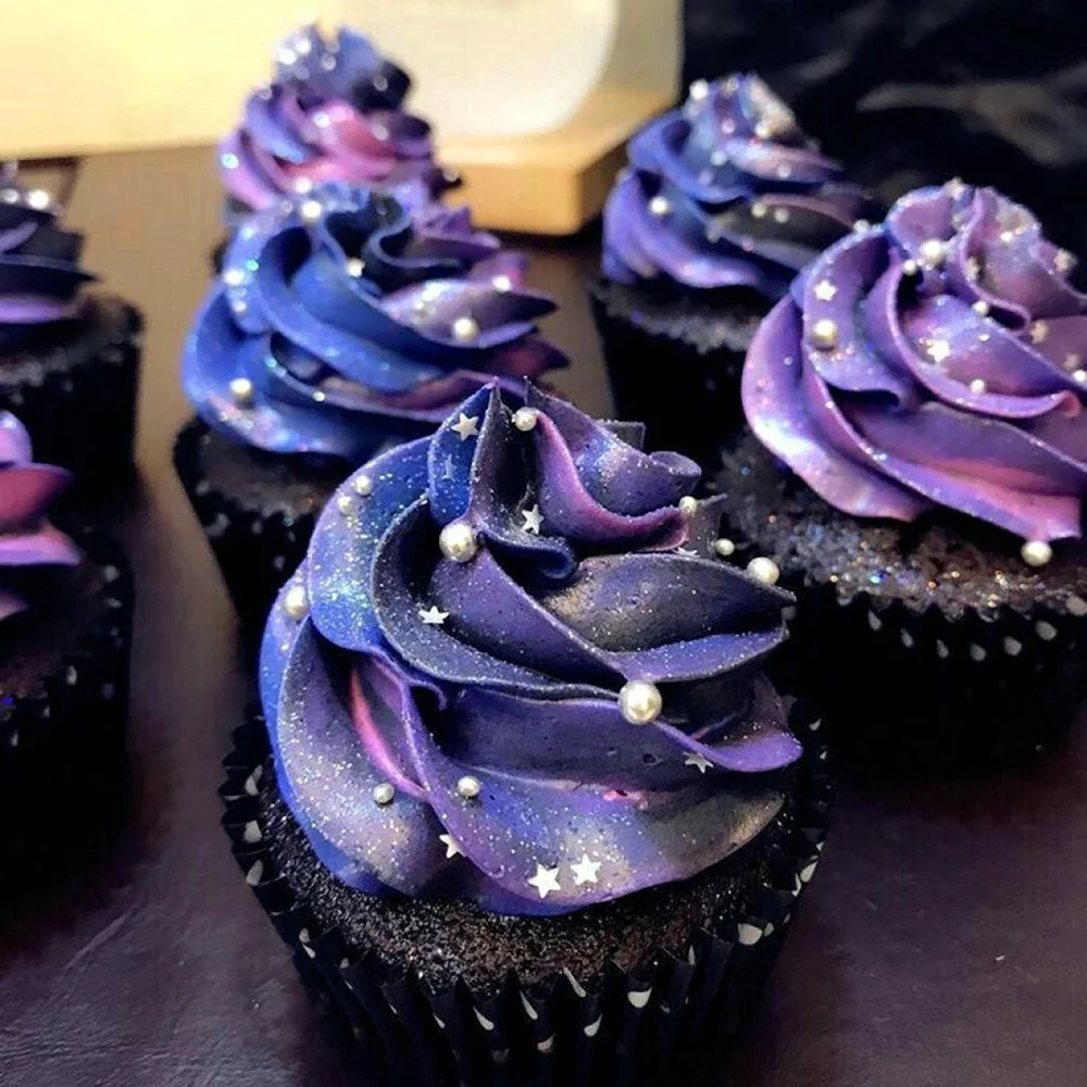 Лавандовые капкейки