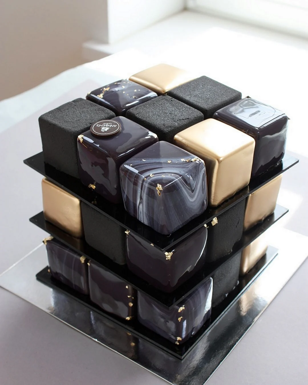 Свадебный торт кубиками