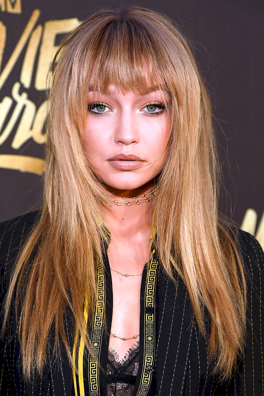 Джиджи Хадид с челкой