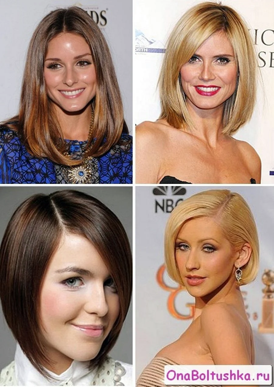 Прически для вытянутого лица