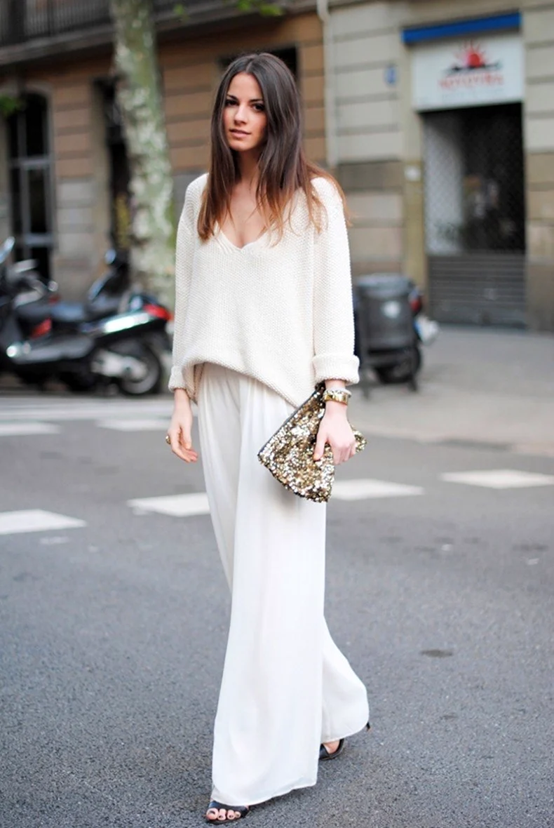 Брюки палаццо Street Style