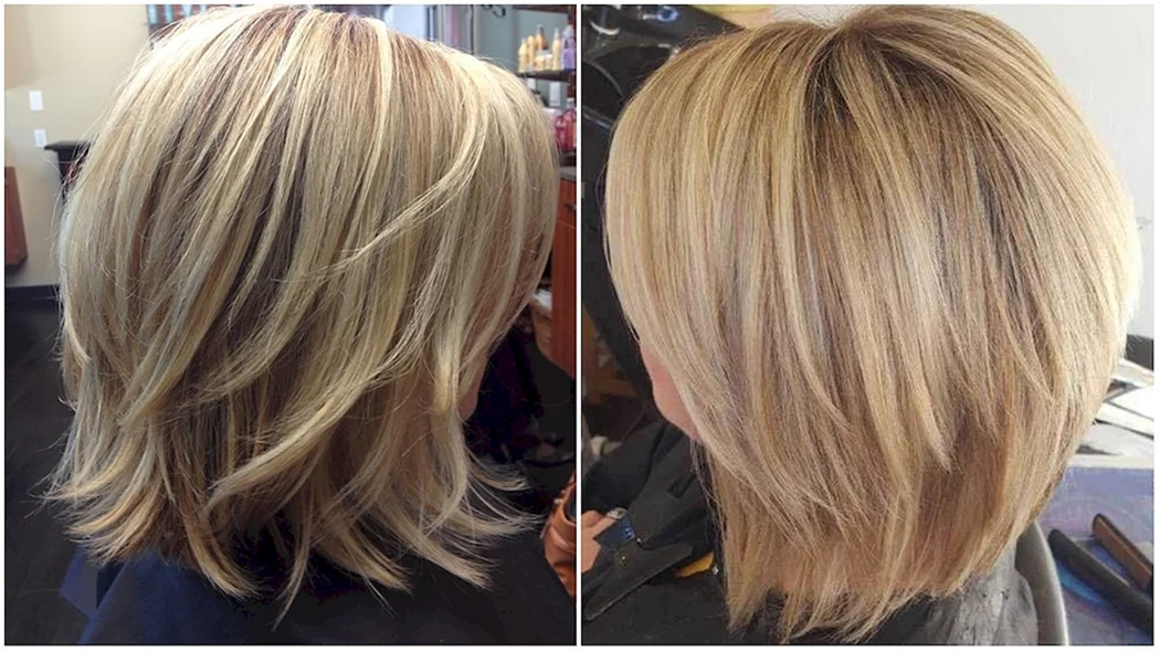 Стрижка каре сзади каскадом