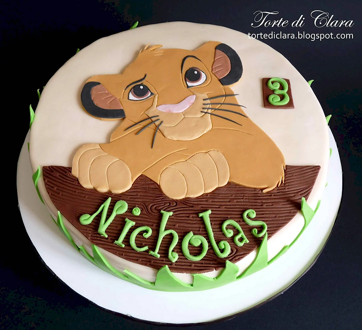 Торт Симба Король Лев 1 год