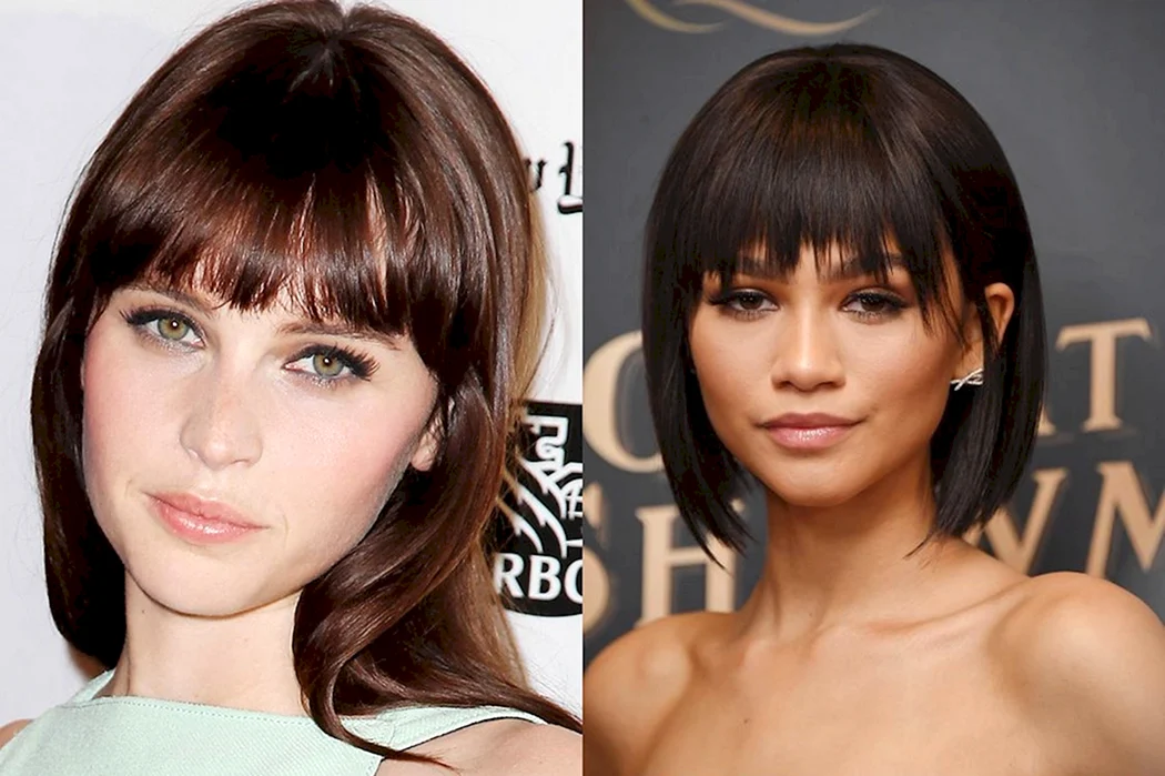 Стрижка каре для отращивания челки