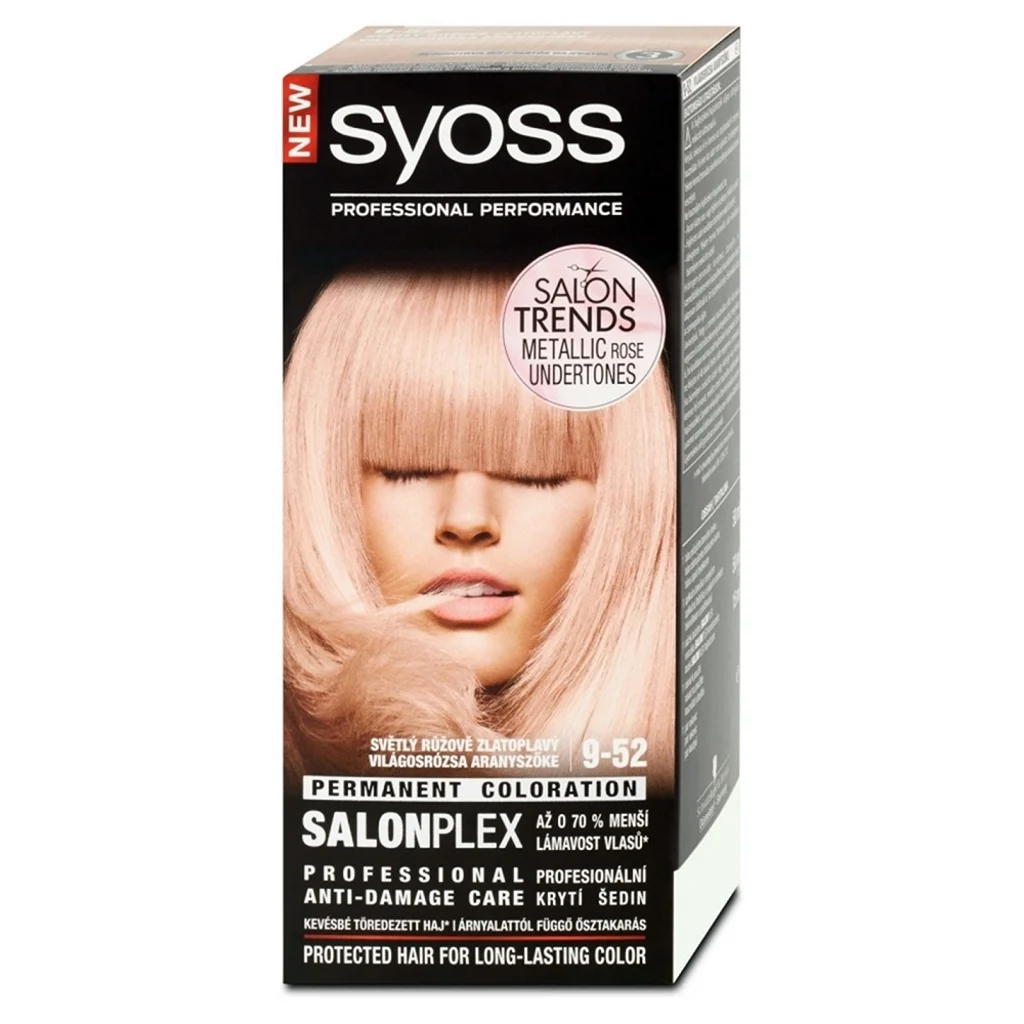 Schwarzkopf Syoss farba 9-52 розовое золото