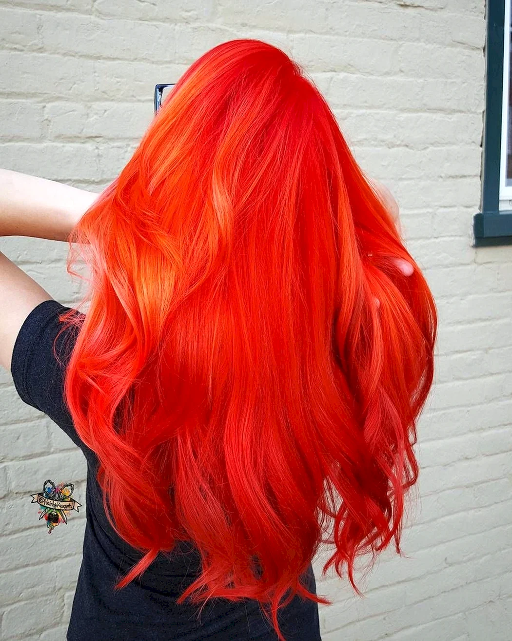Ярко рыжий цвет волос