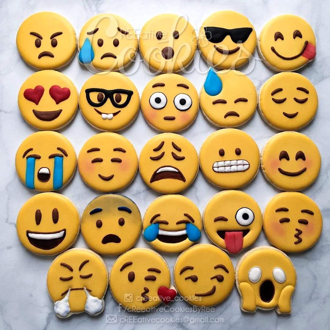 Пряники смайлы