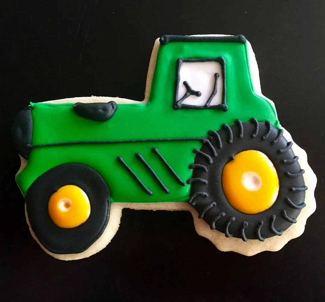 Пряничный трактор