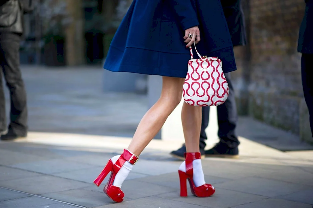 Носки с каблуками