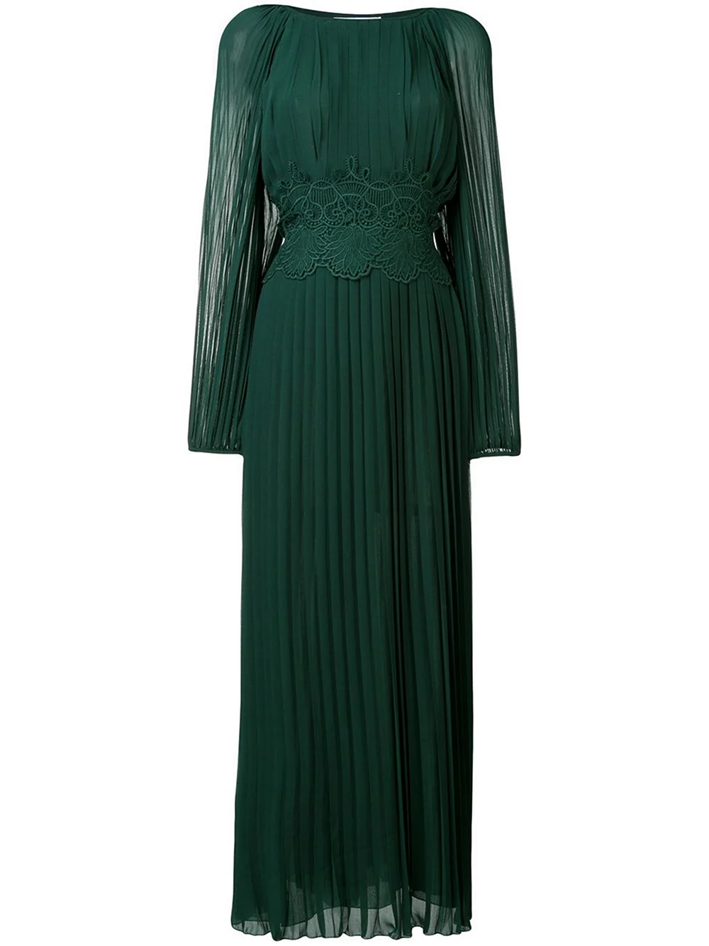 Платье Ermanno Scervino Изумрудное 100 шелк