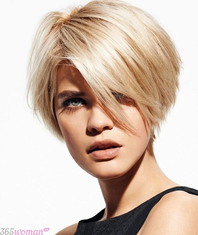 Стрижка градуированный Боб с асимметрией