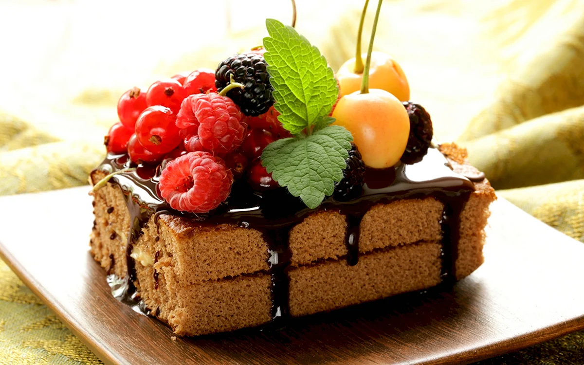 Красивые пирожные