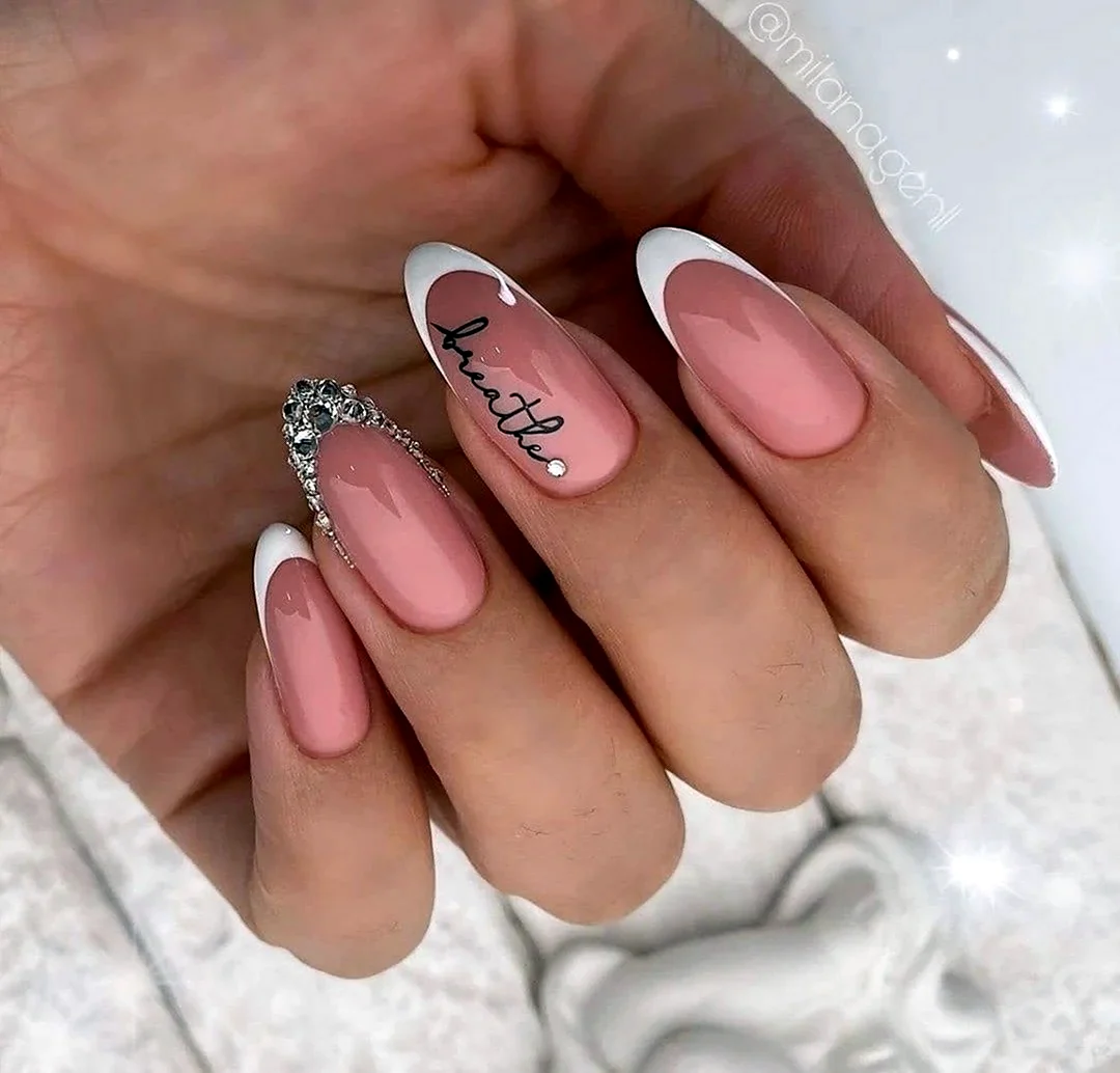 Весенний маникюр 2021 френч