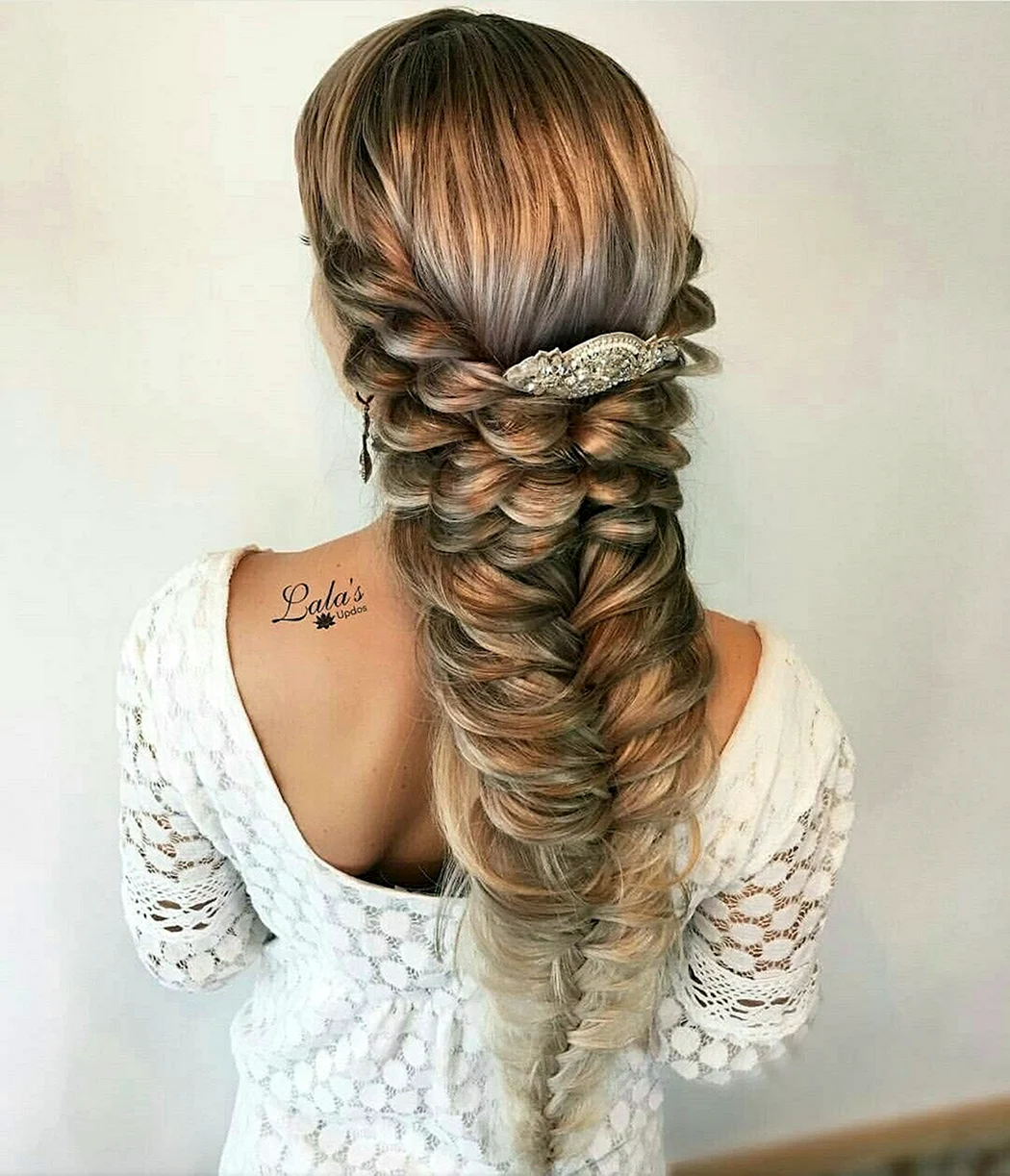 Прически косы на длинные волосы