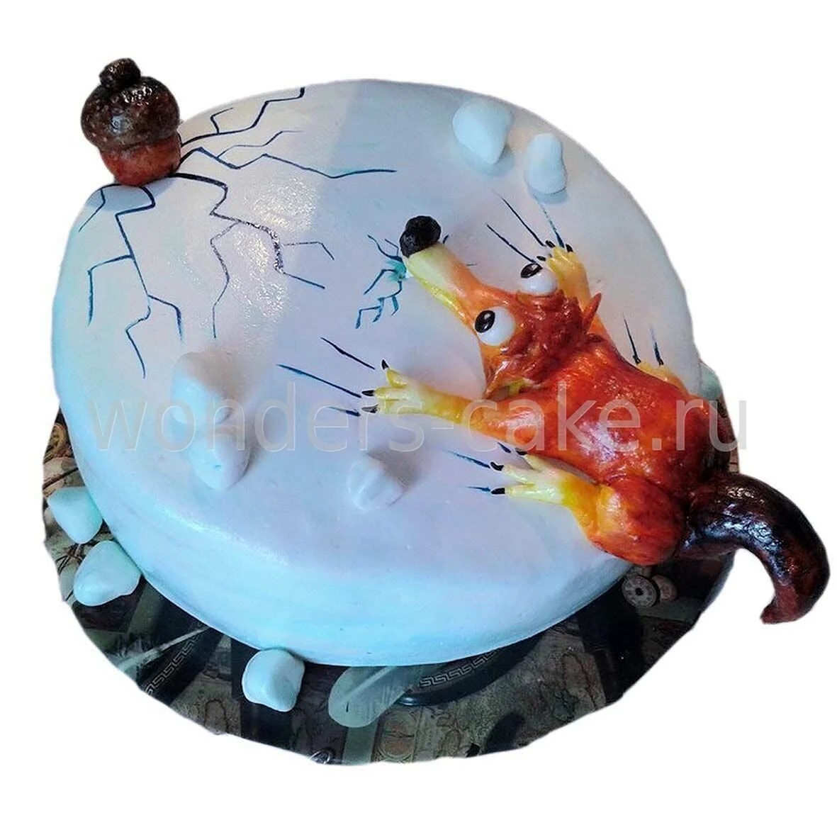 Торт Ледниковый период белка и орех