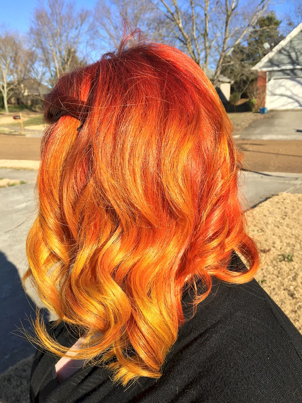 Огненно рыжий краска