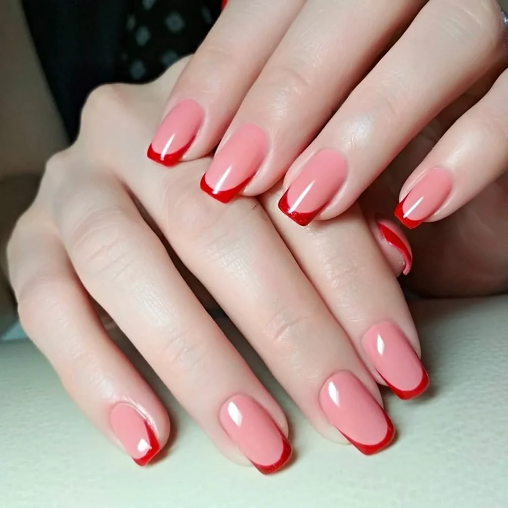 Френч белый 2022 с красным