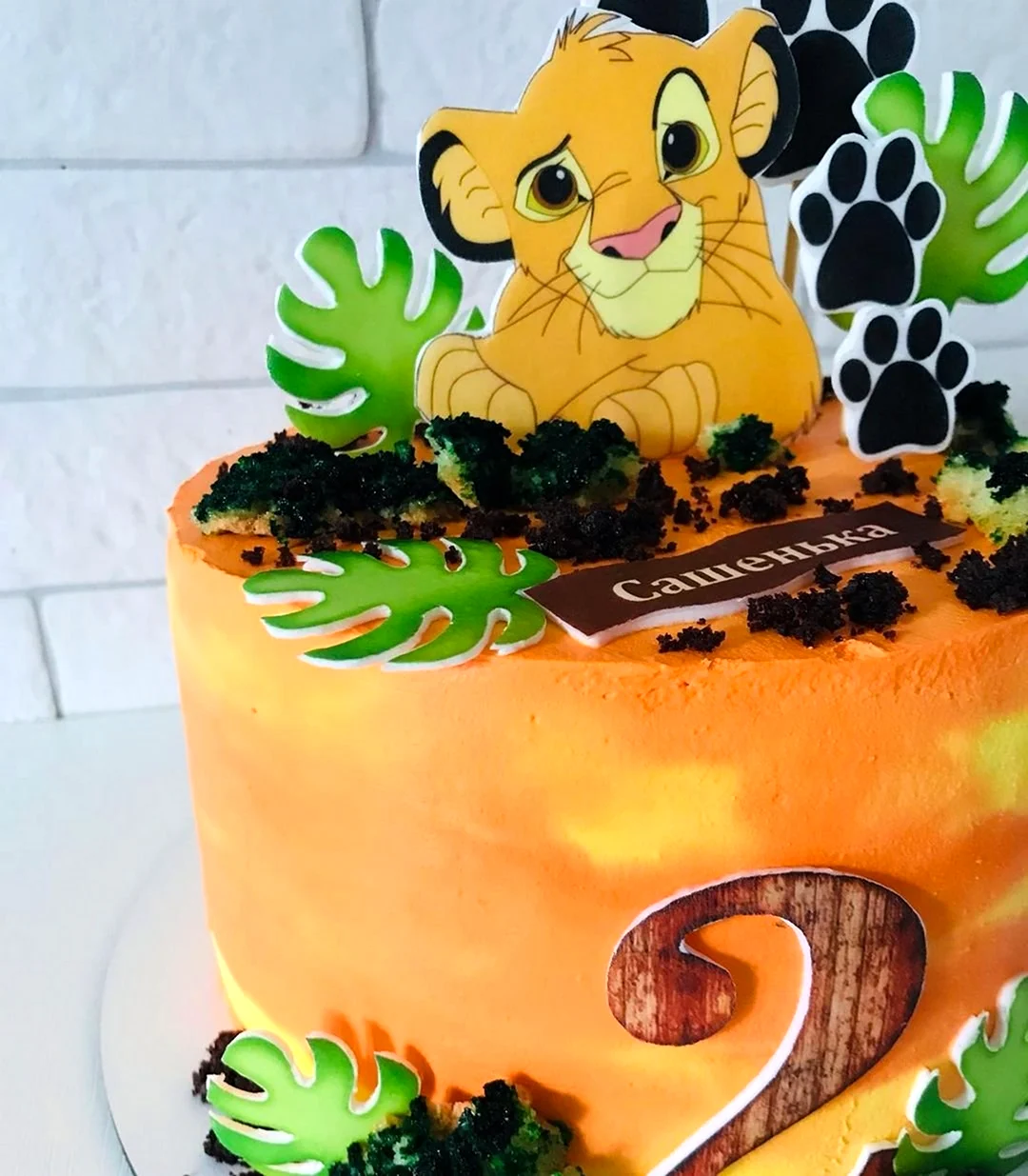 Торт Симба Король Лев для мальчика