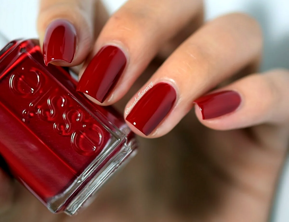 Essie лак красный палитра