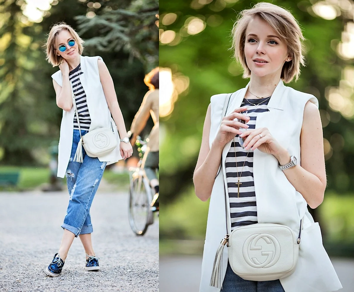 Образы с белой жилеткой