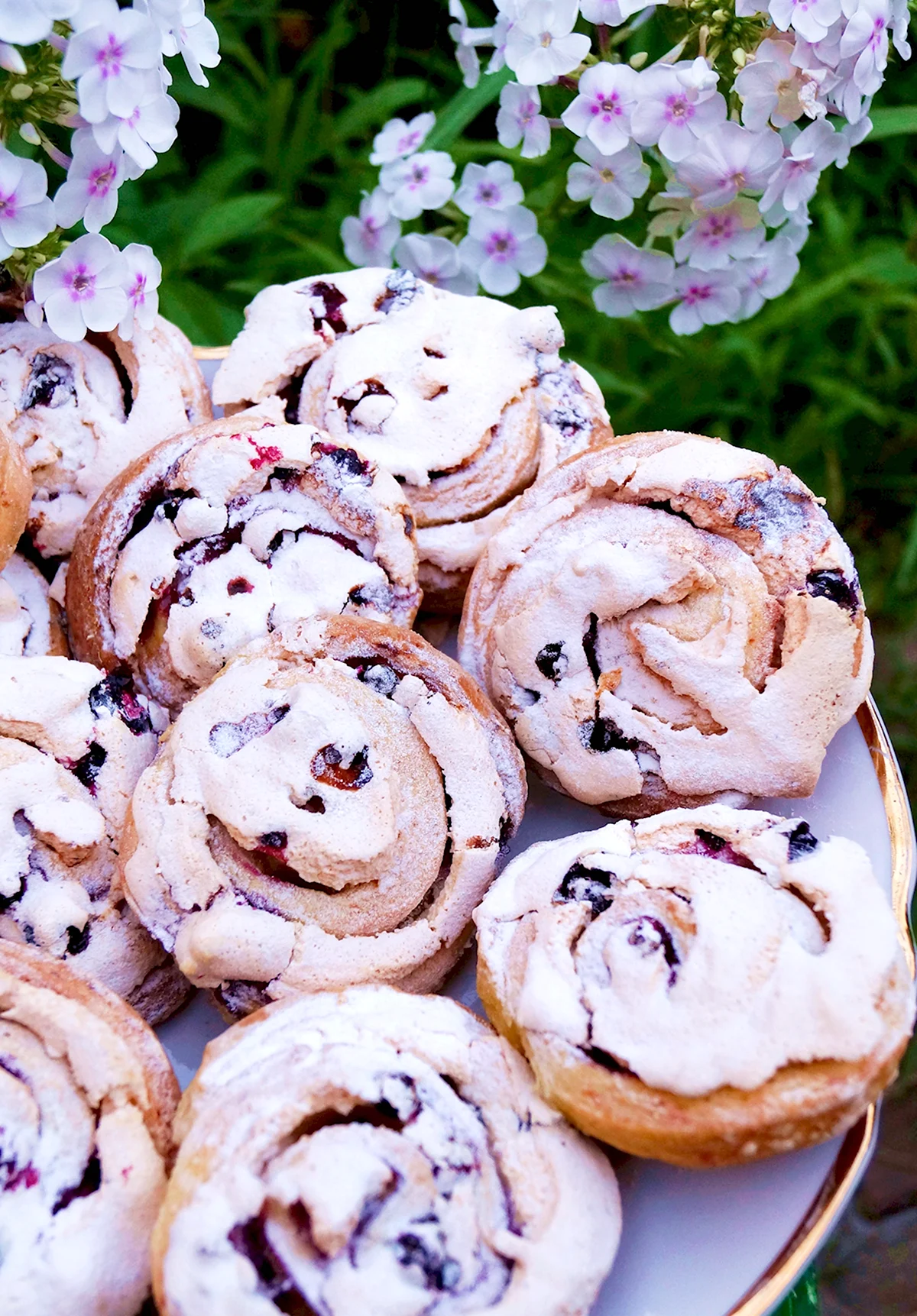 Песочное печенье с меренгой