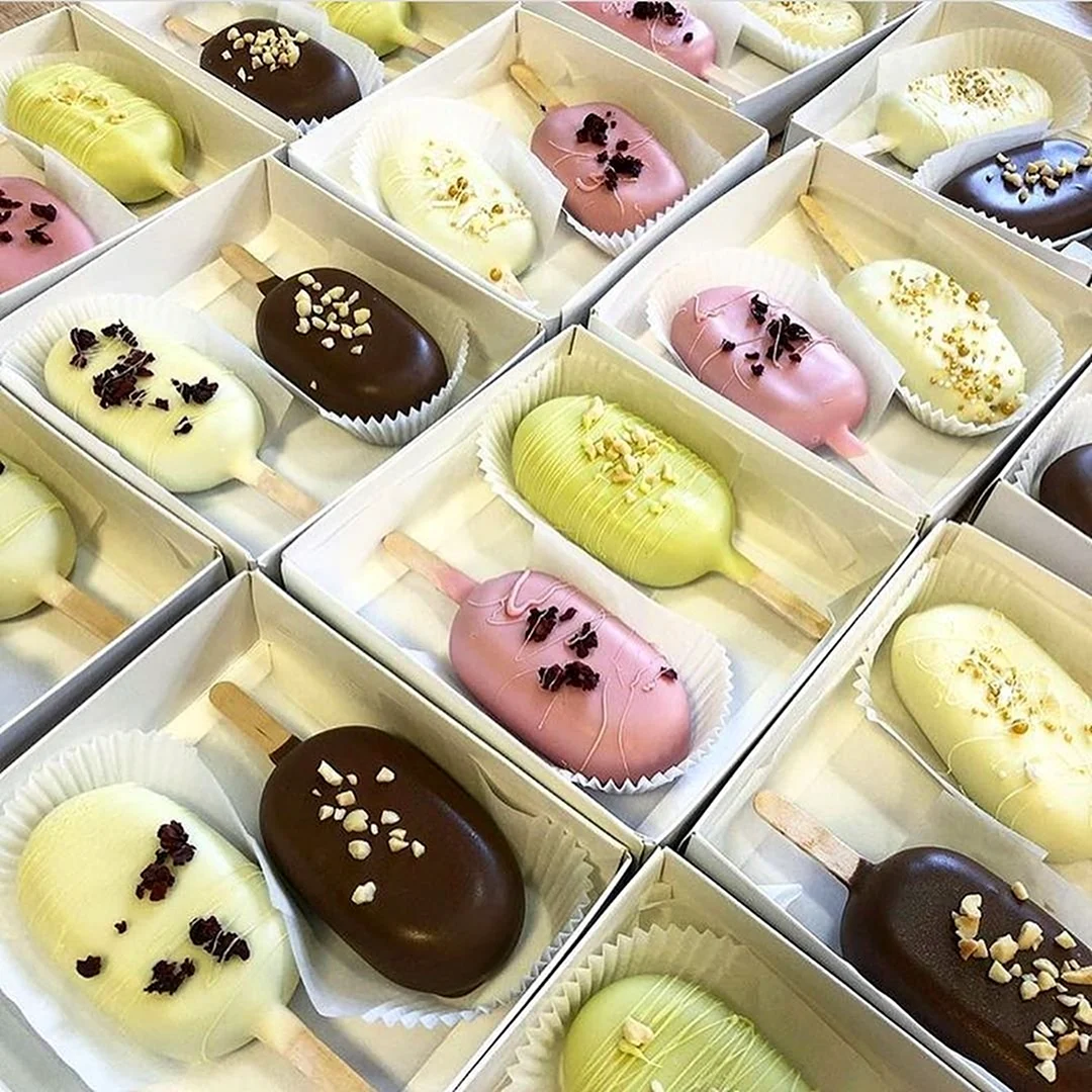 Муссовые пирожные эскимо