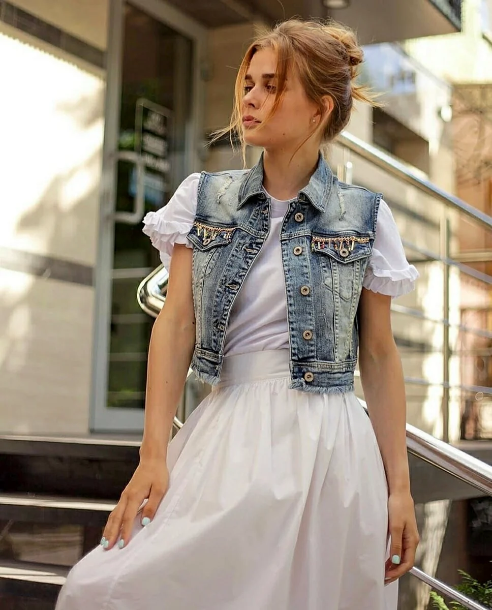 Maje джинсовая жилетка