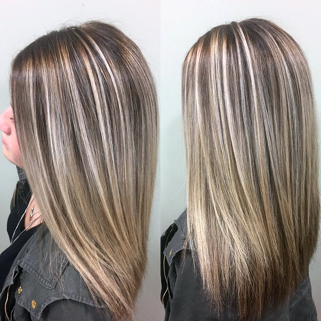 Вуальное мелирование