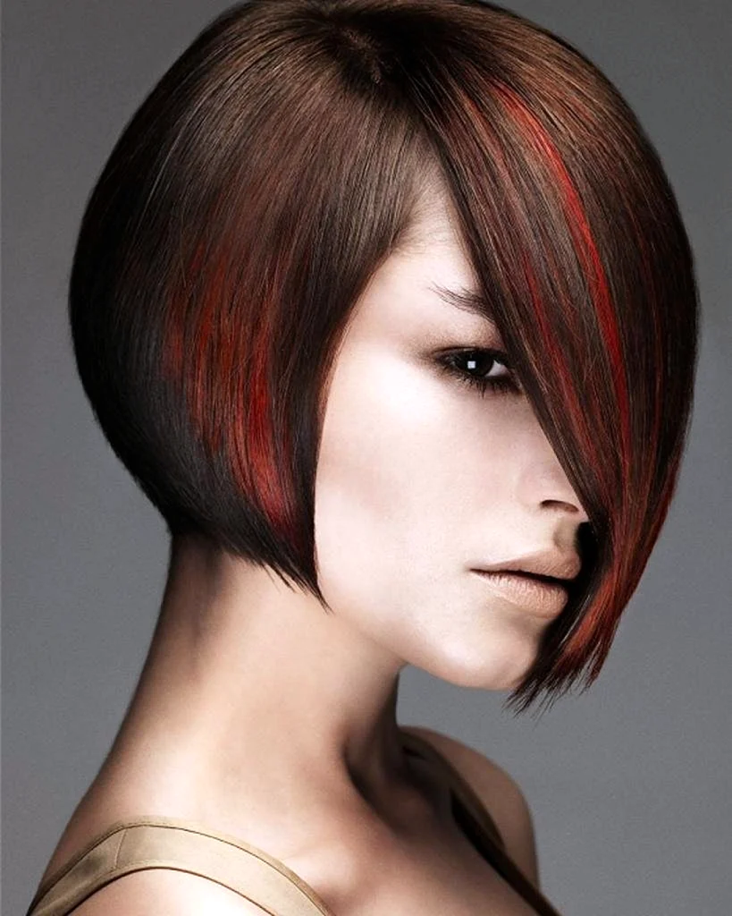 Колорирование волос на Боб каре