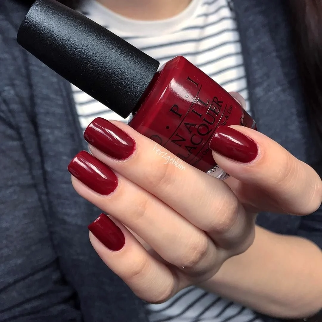 OPI лак для ногтей got the Blues for Red
