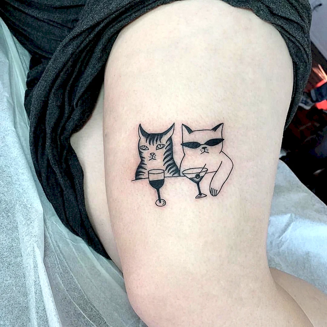 Тату кот