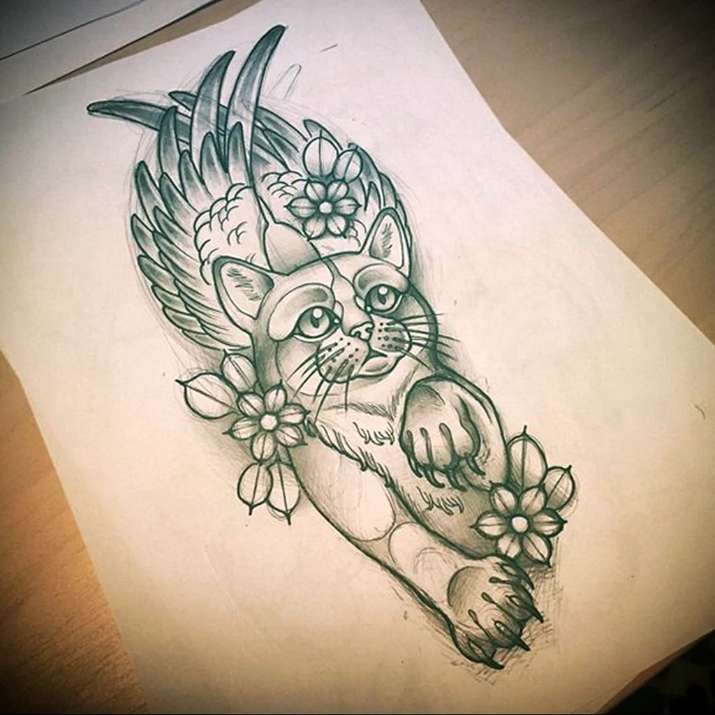 Тату за 4000 эскиз