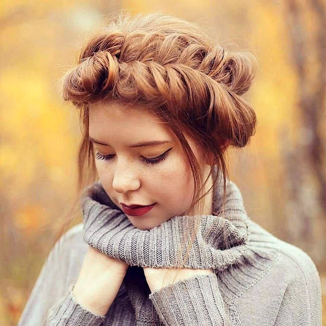 Прическа осень