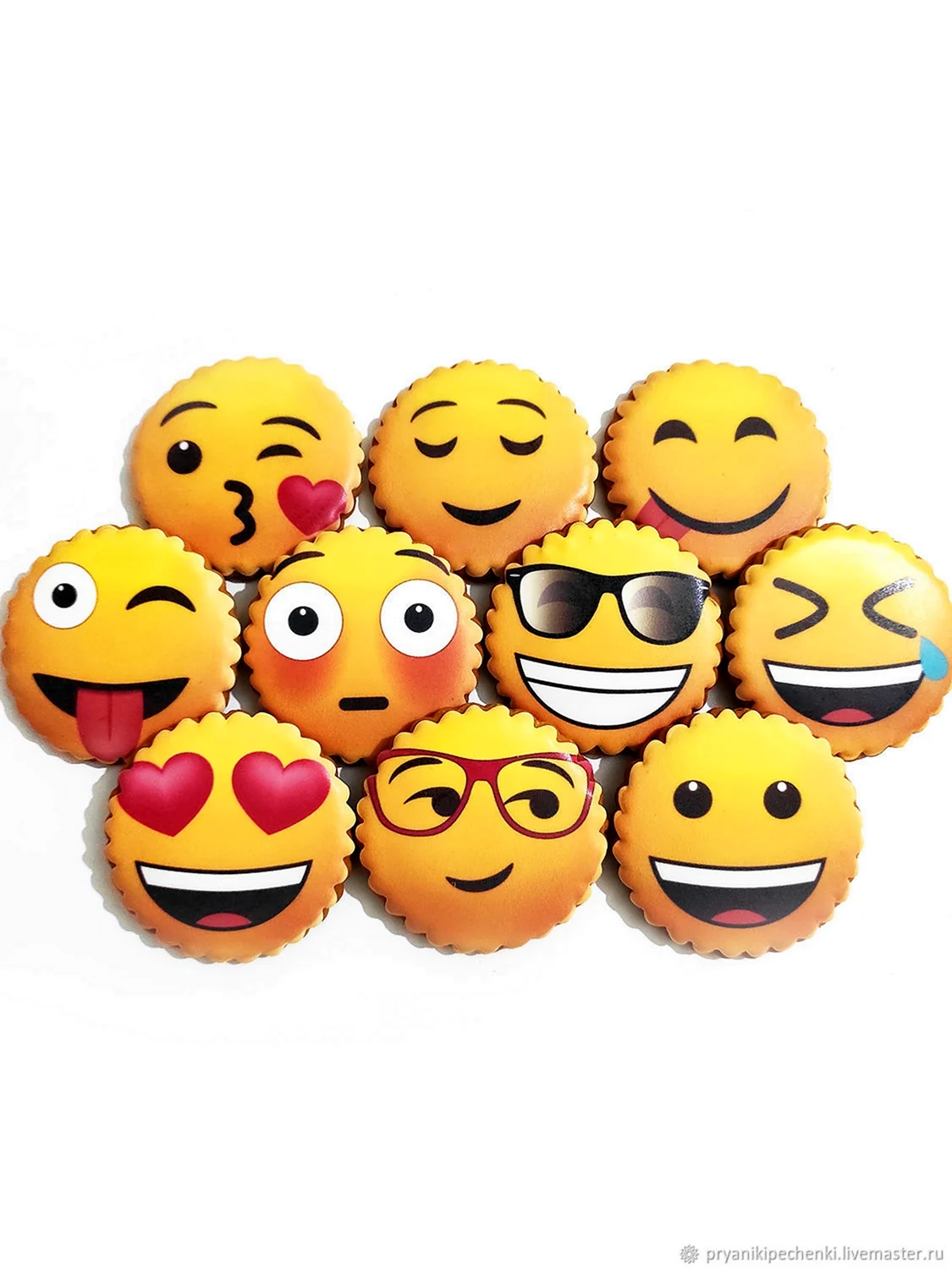 Имбирные пряники смайлы
