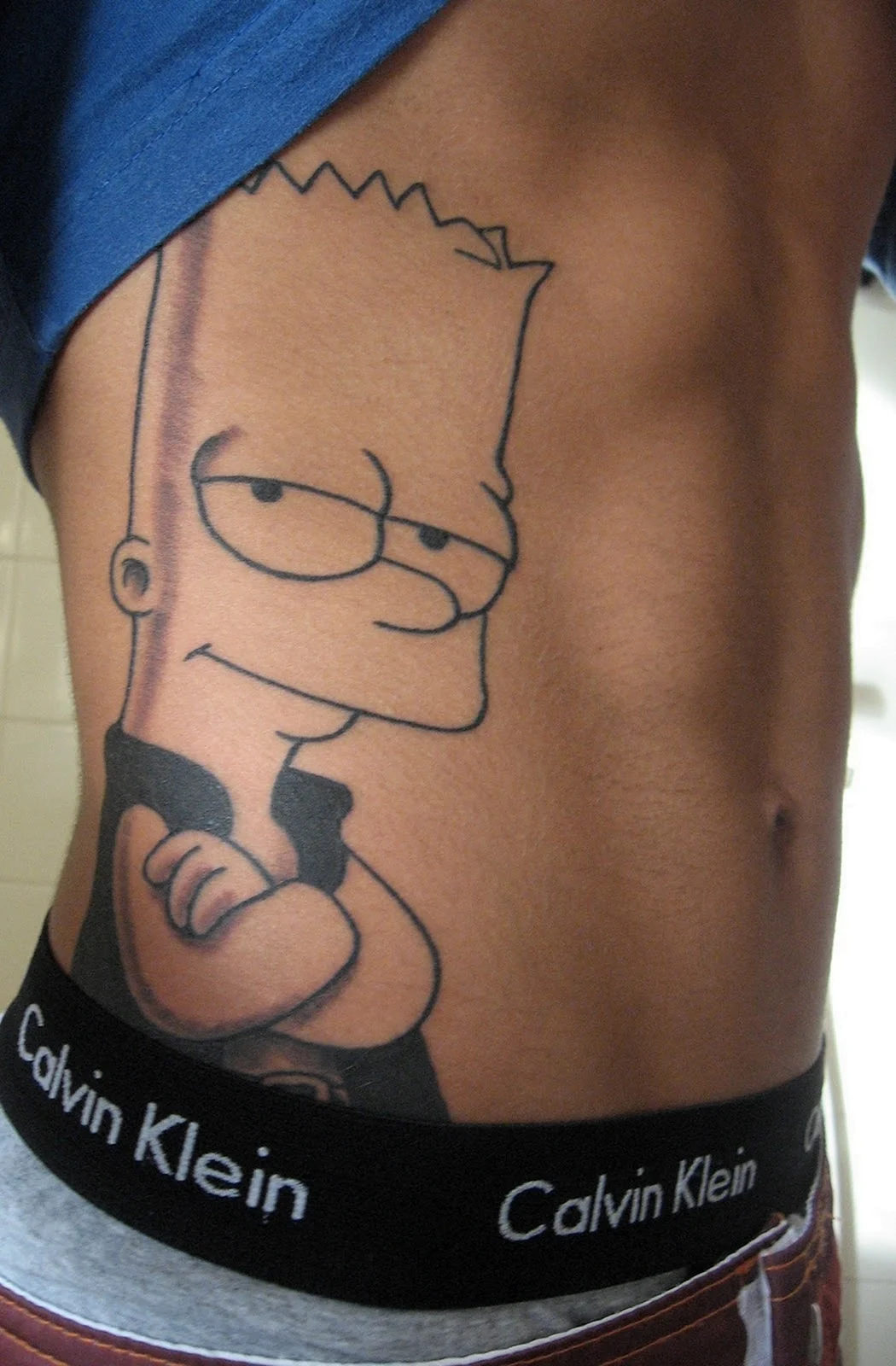 Татуха барт симпсон