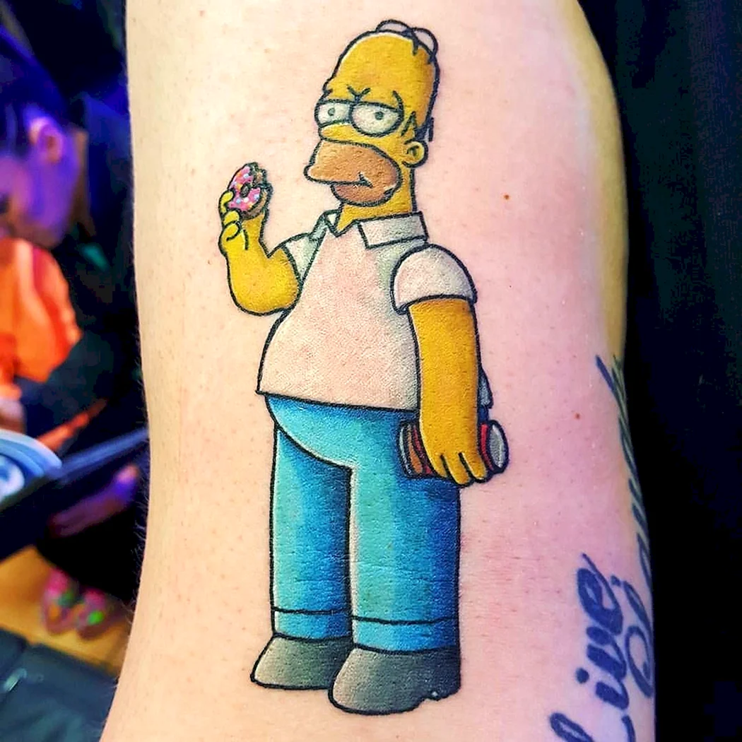 Гомер симпсон в татухах
