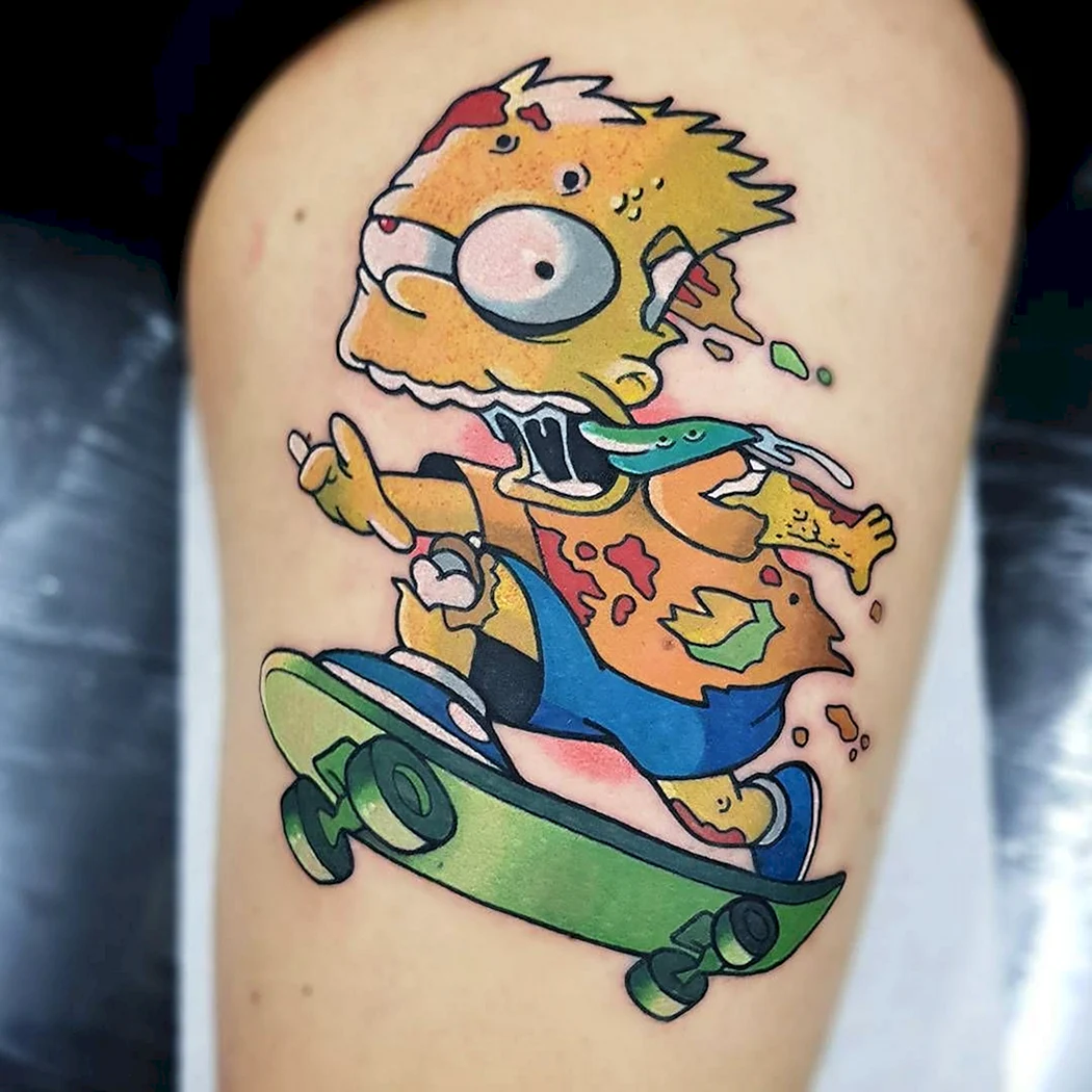 Барт симпсон зомби