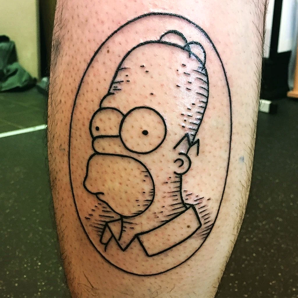 Гомер тату эскиз