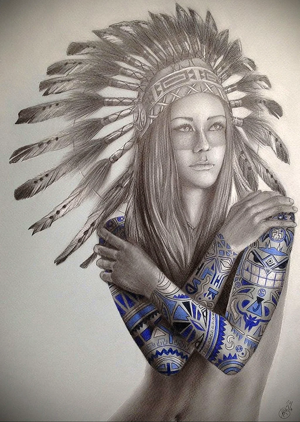 Тату индеец