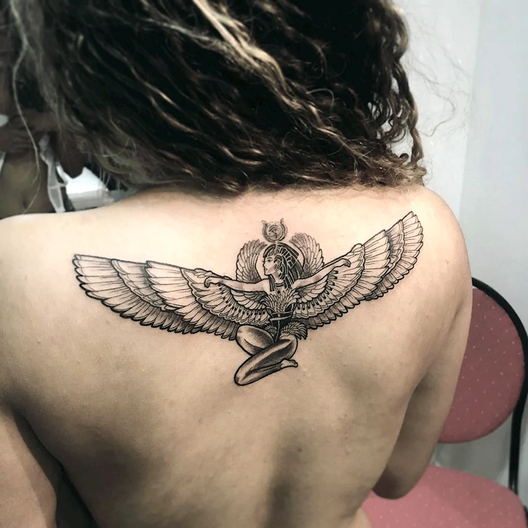 Богиня Исида тату