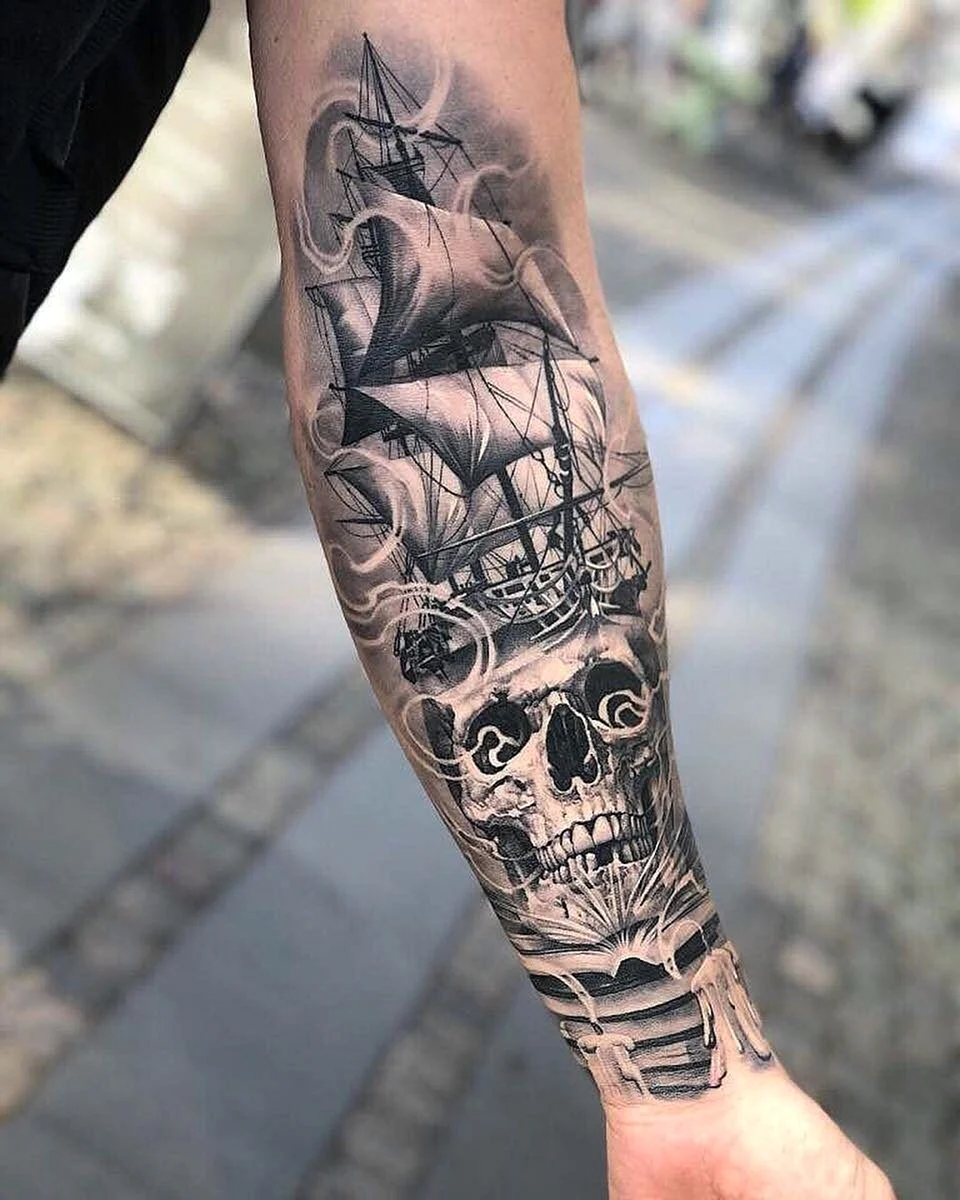 Тату на предплечье