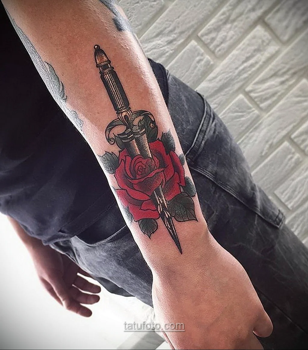 Тату на руку для мужчин