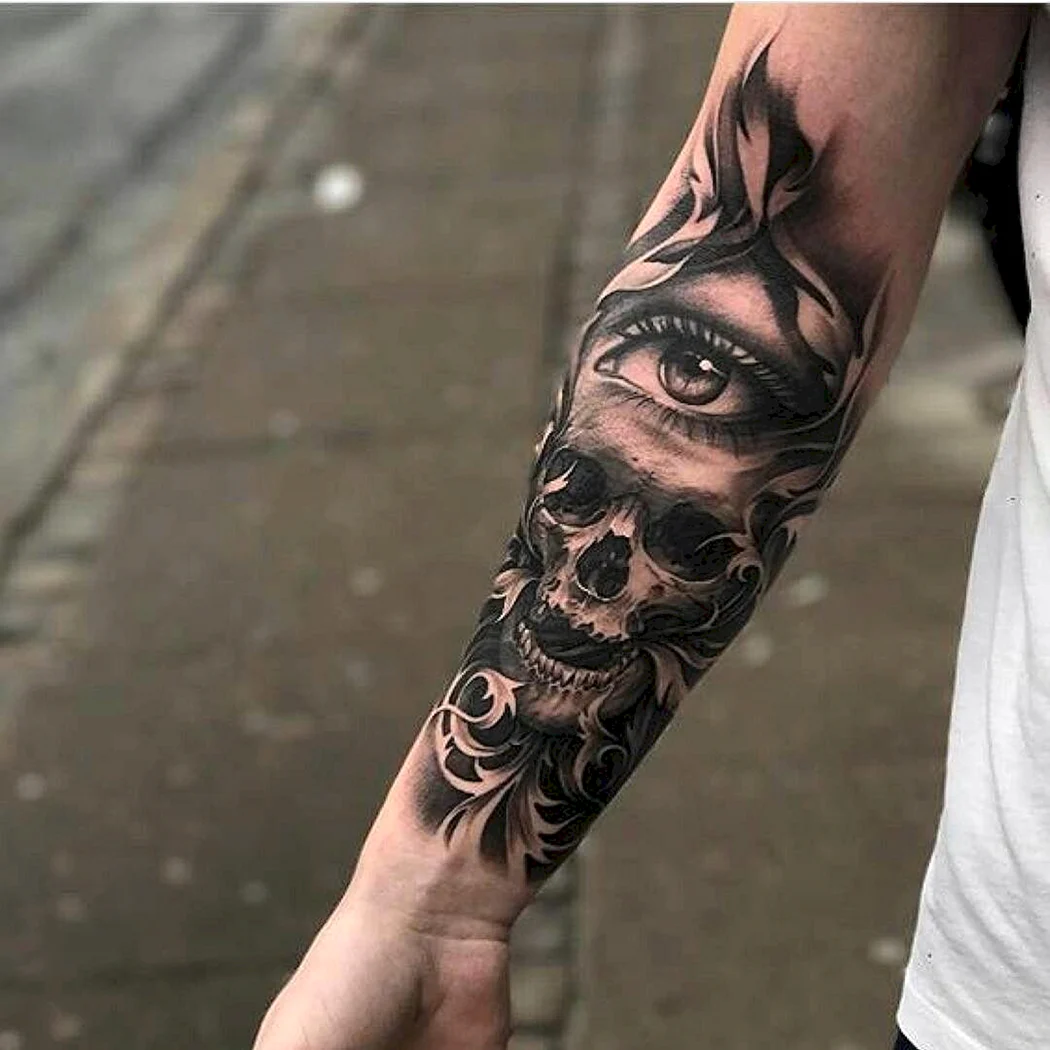 Тату на руке мужские