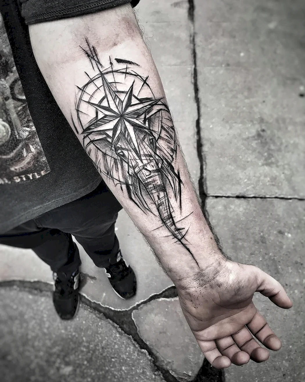 Тату на руке