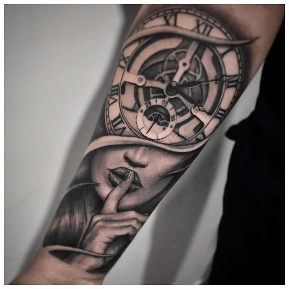 Тату на предплечье