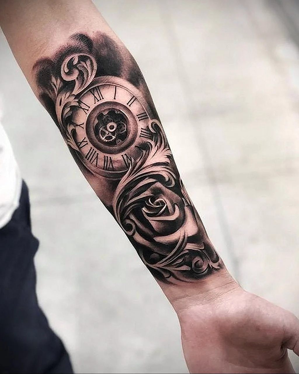 Тату на предплечье