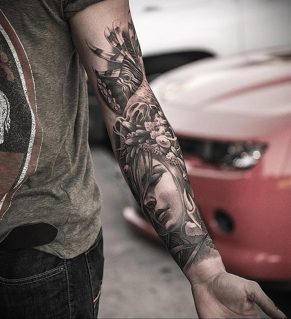 Тату на руке мужские