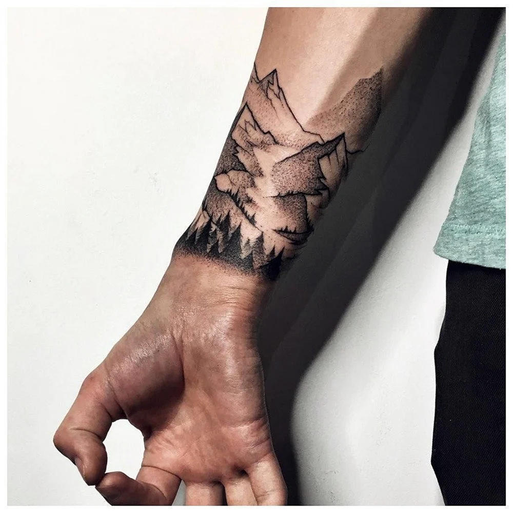 Тату на руке мужские