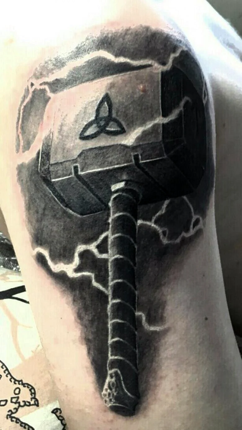 Мьельнир тора тату